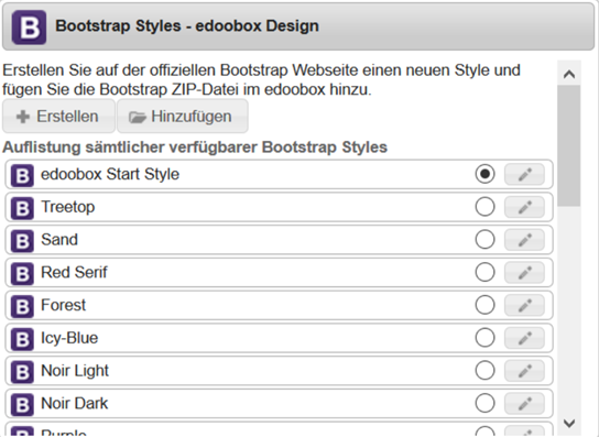 Bootstrap Styles